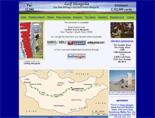 Tablet Screenshot of golfmongolia.com